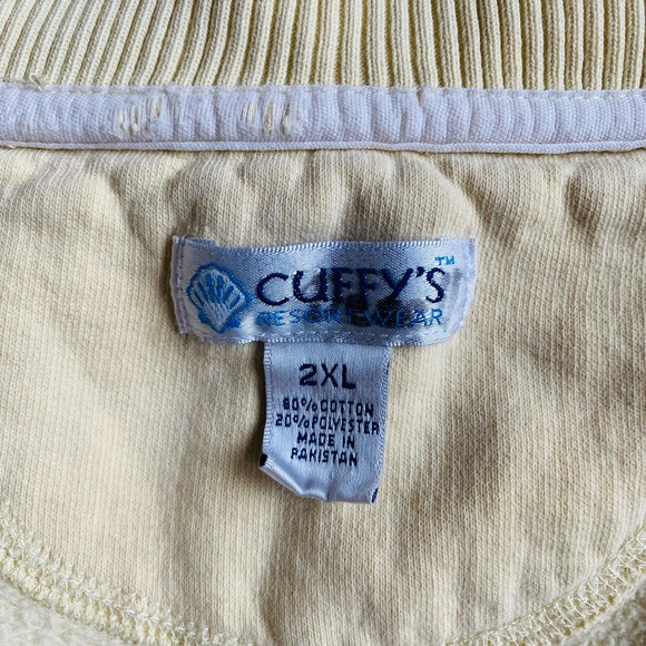 VTG Cuffy's Cotton Full Zip Ocean Wash Womens Sweatshirt Cape Cod Massachusetts - Picture 2 of 7